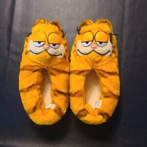 Garfield Slippers 1978 UFS Inc., Plush, Size 8-9 (L), with Original Packaging